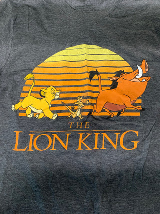 Lion King Movie T-Shirt, Charcoal, S