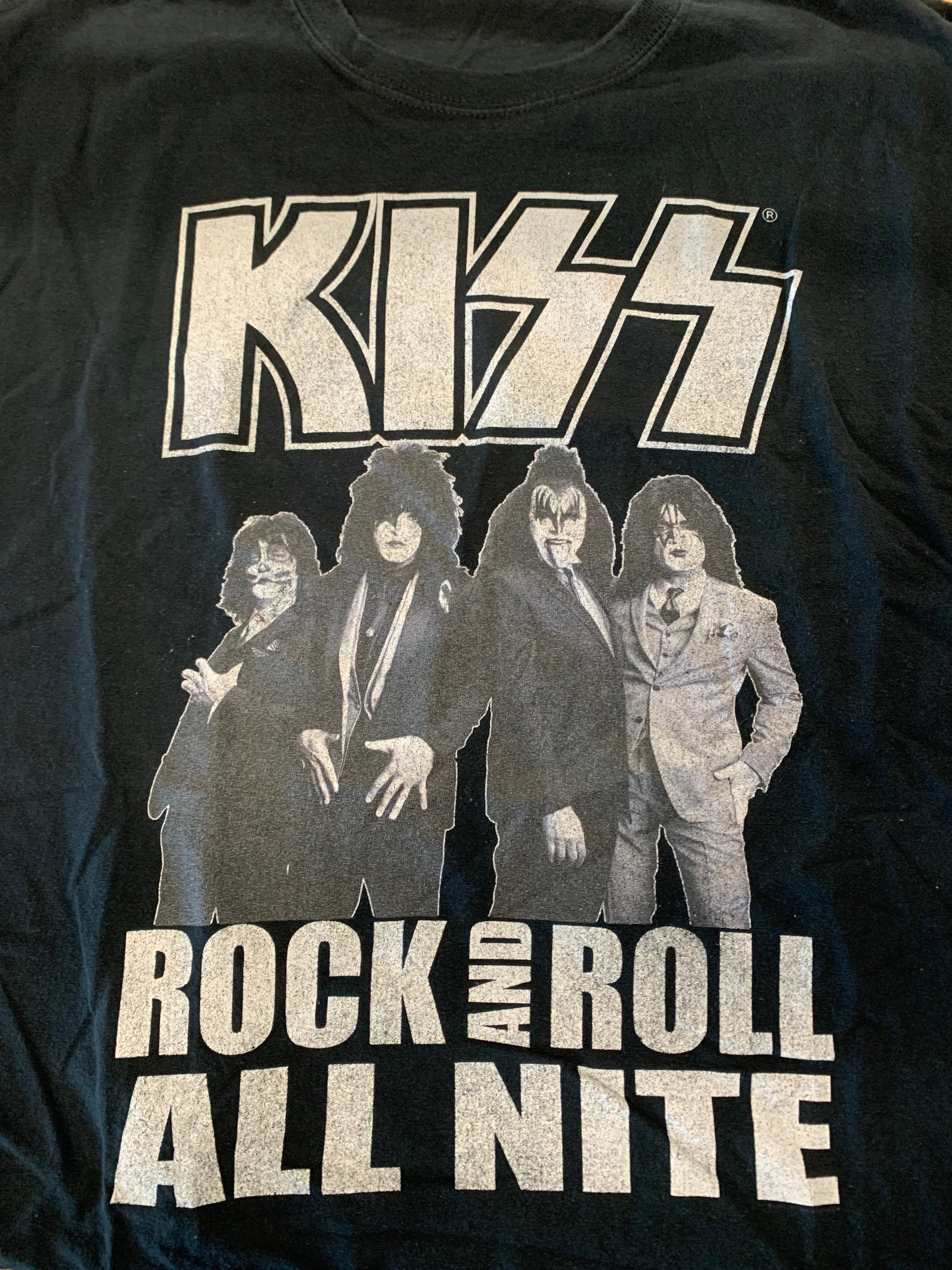 Kiss Rock And Roll All Nite T-Shirt, Black, 2XL