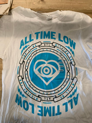 All Time Low Missing You T-Shirt, White, Women's XL