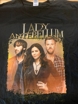 Lady A 2014 Take Me Downtown Tour T-Shirt, Black, L