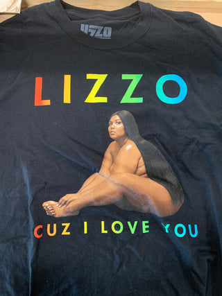 Lizzo Cuz I Love You T-Shirt, Black, L