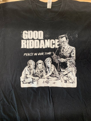 Good Riddance Peace In Our Time T-Shirt, Black, L