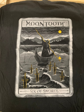 Moon Tooth Six Of Swords T-Shirt, Black, M