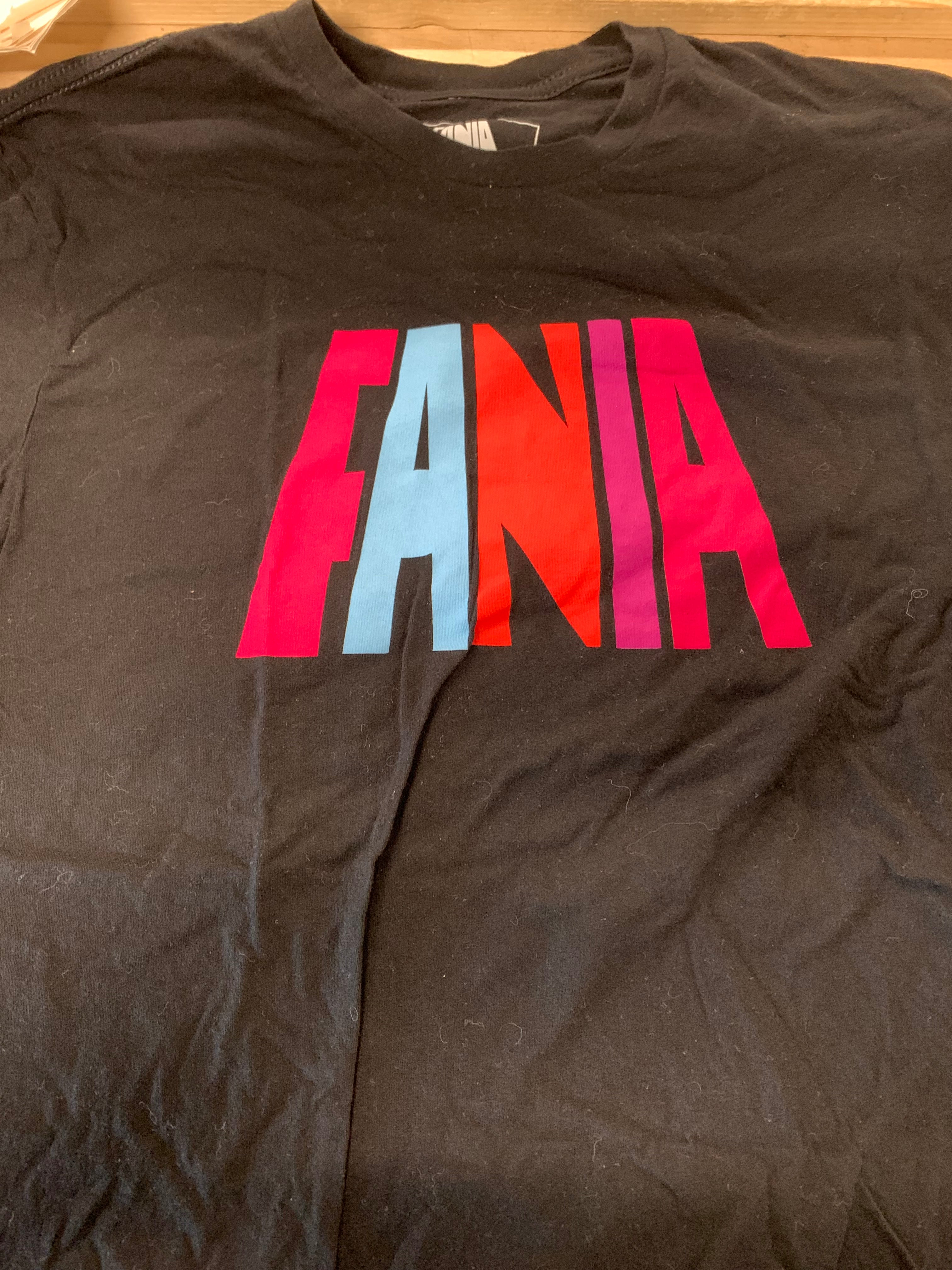 Fania Logo T-Shirt, Black, M
