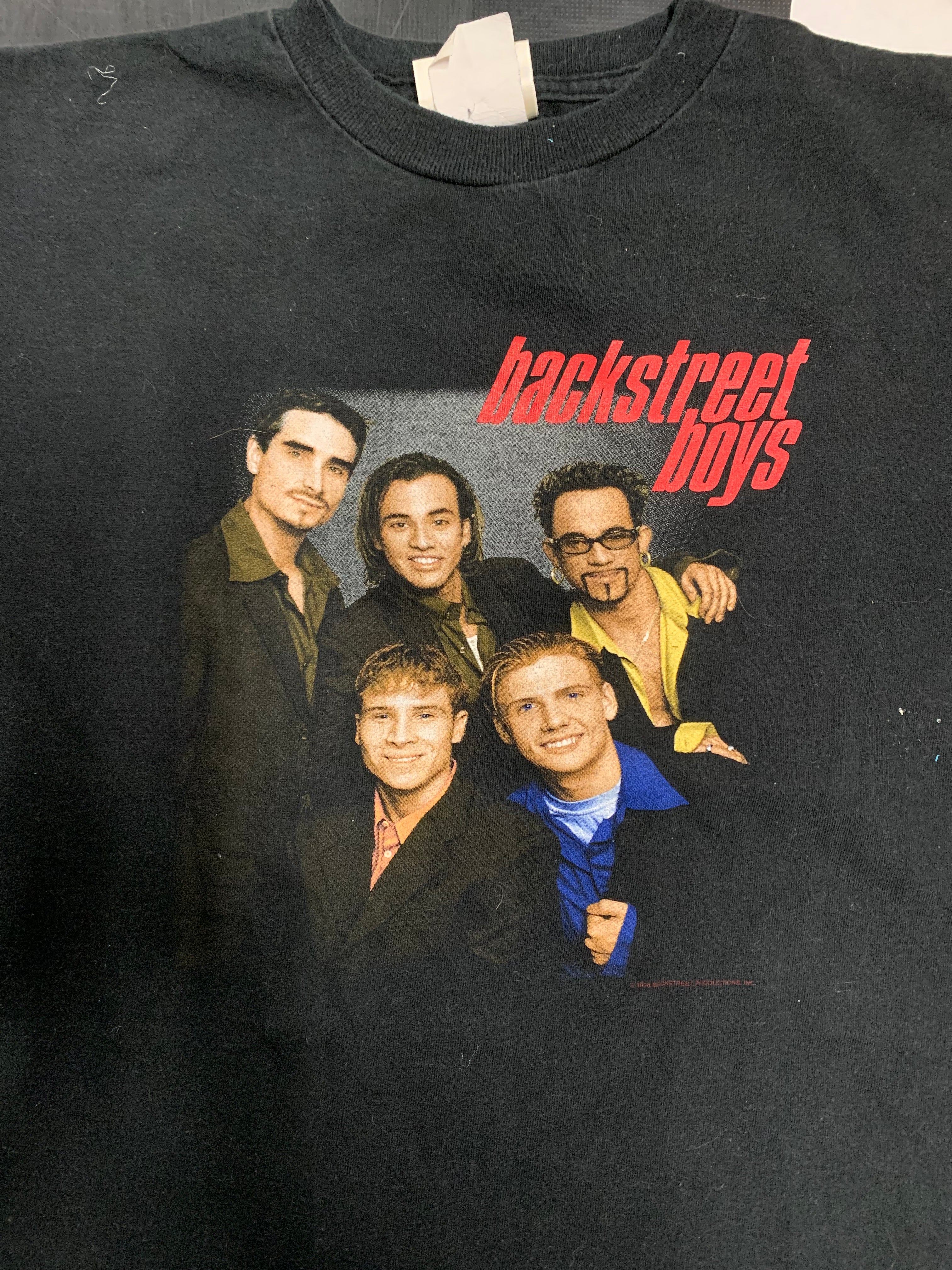 Backstreet Boys Group Portrait (1998), Black, YL
