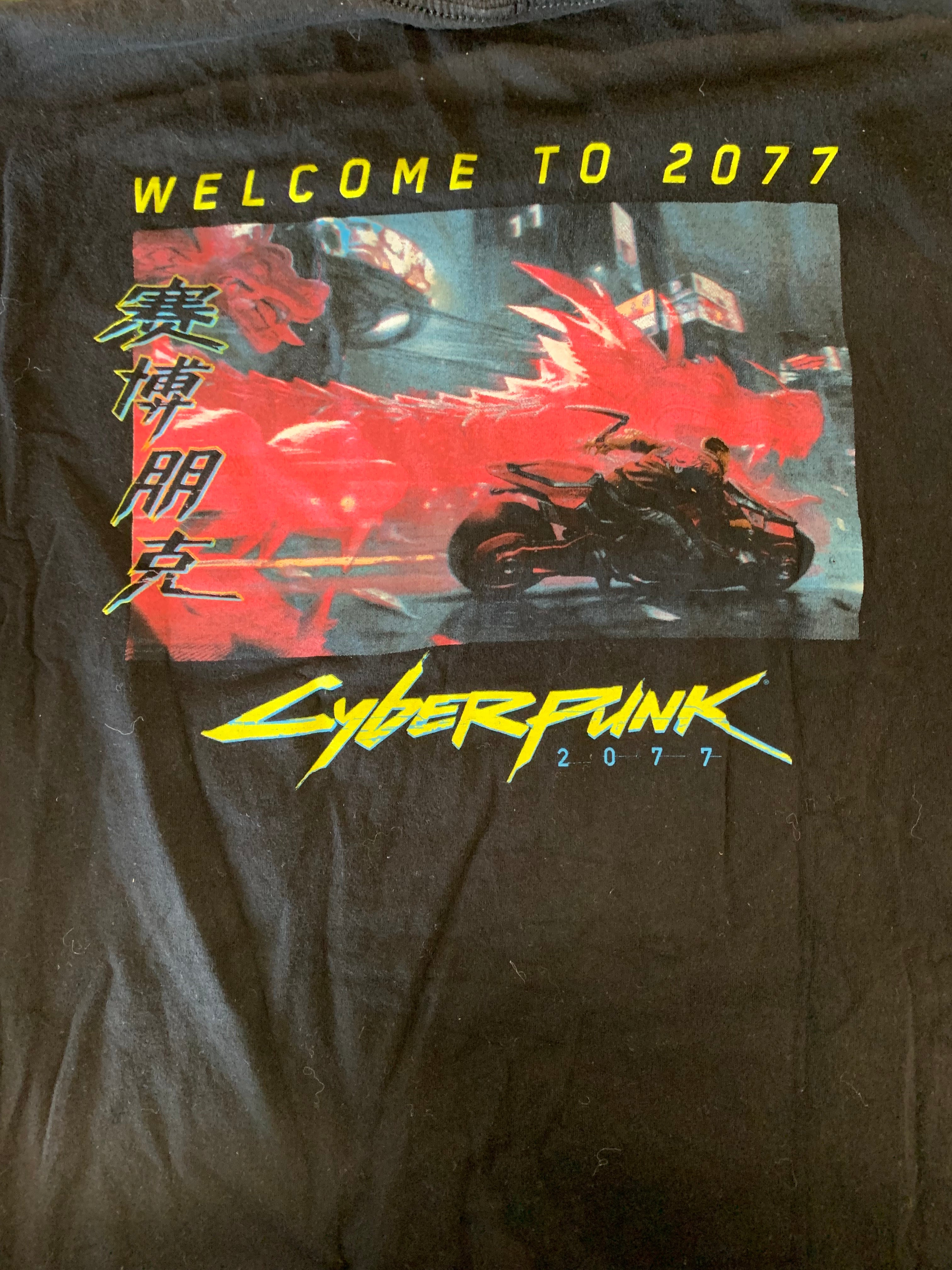 Cyberpunk 2077 Welcome To 2077 T-Shirt, Black, M