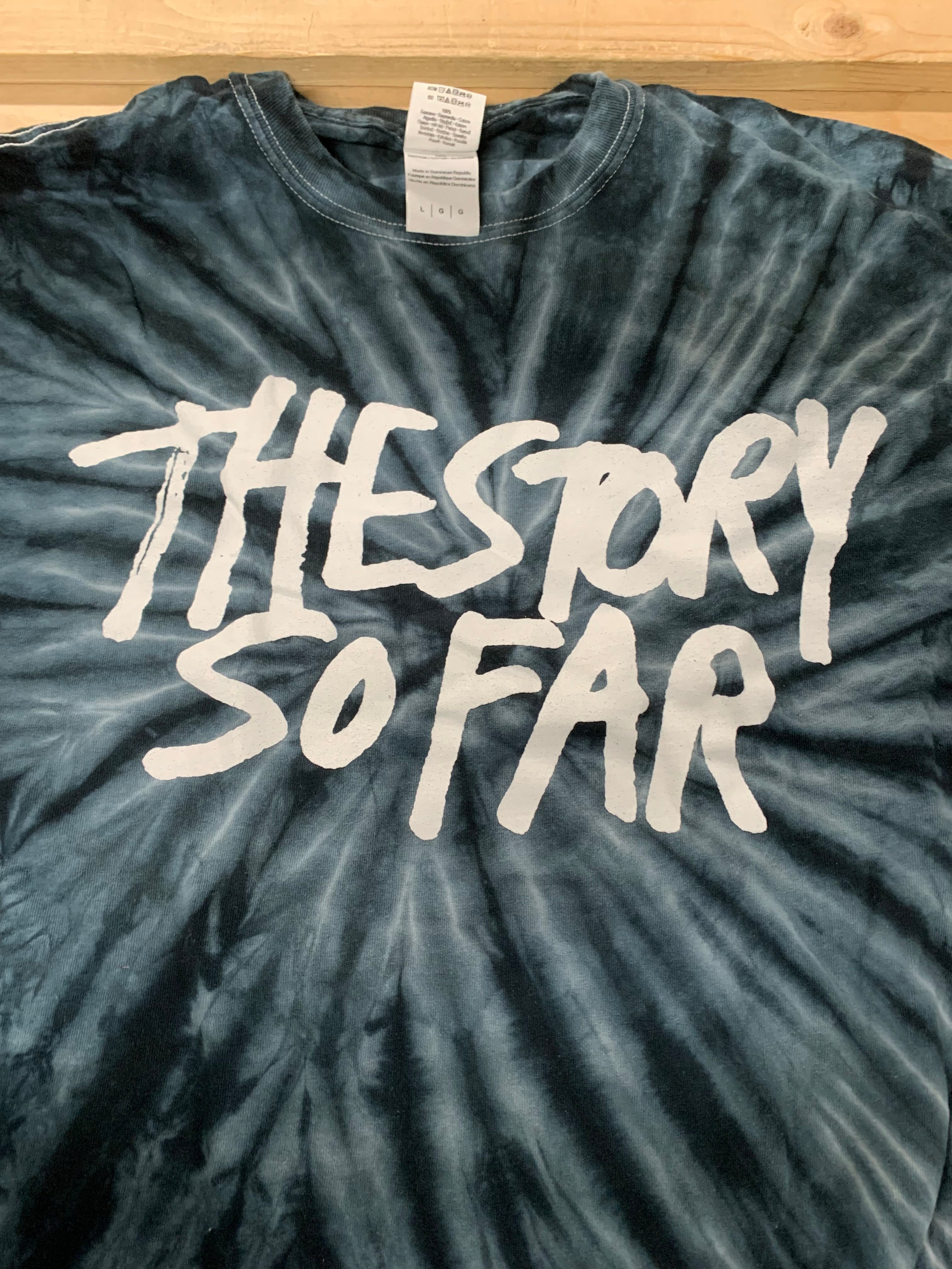 The Story So Far Text Logo T-Shirt, Tie Dye, L