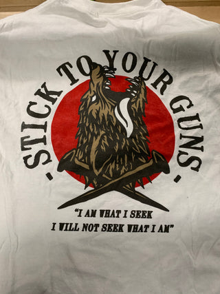 Stick To Your Guns I Am What I Seek T-Shirt, White, M