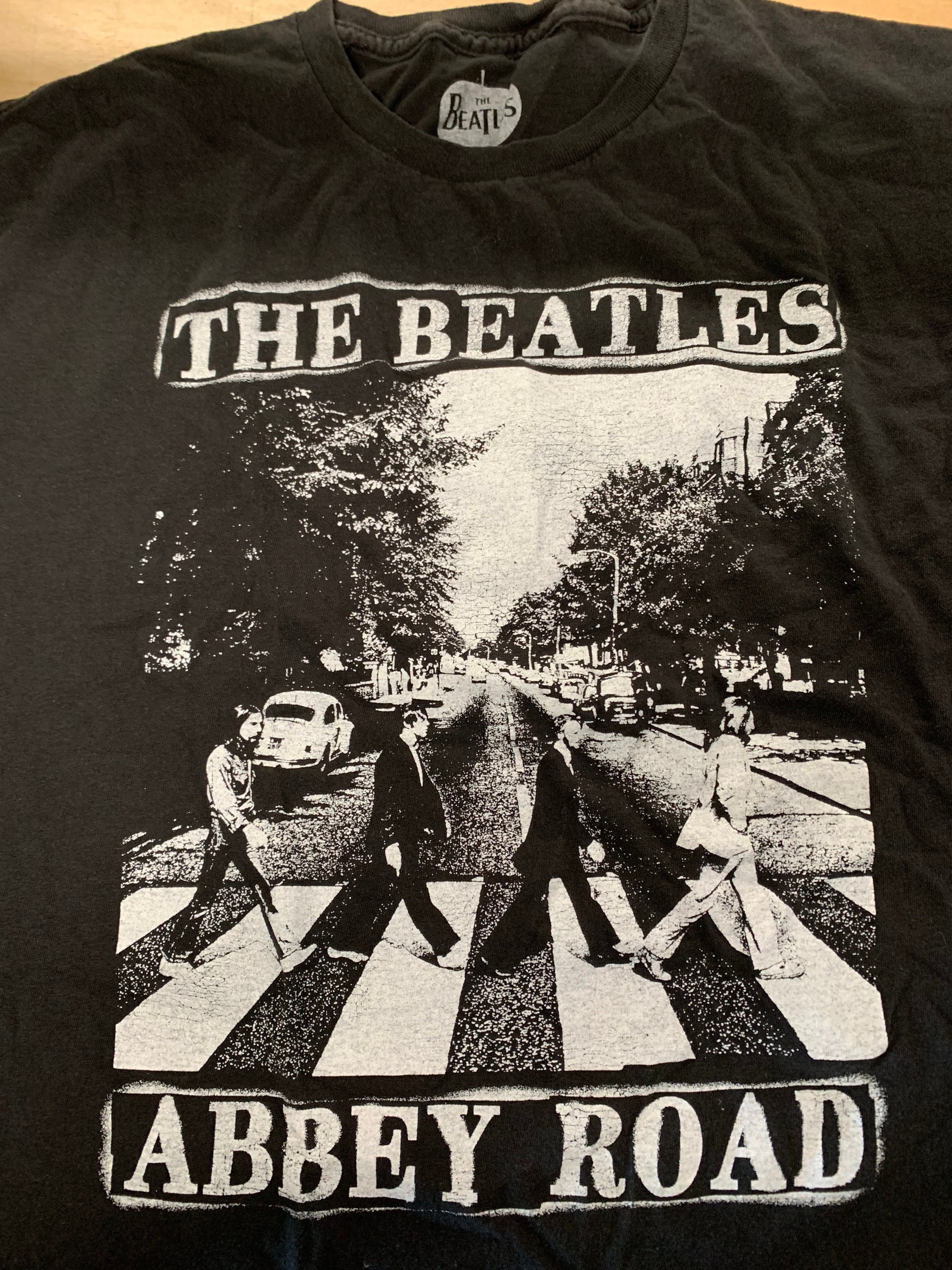 Beatles Abbey Road T-Shirt, B/W, XL