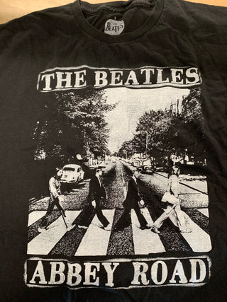 Beatles Abbey Road T-Shirt, B/W, XL