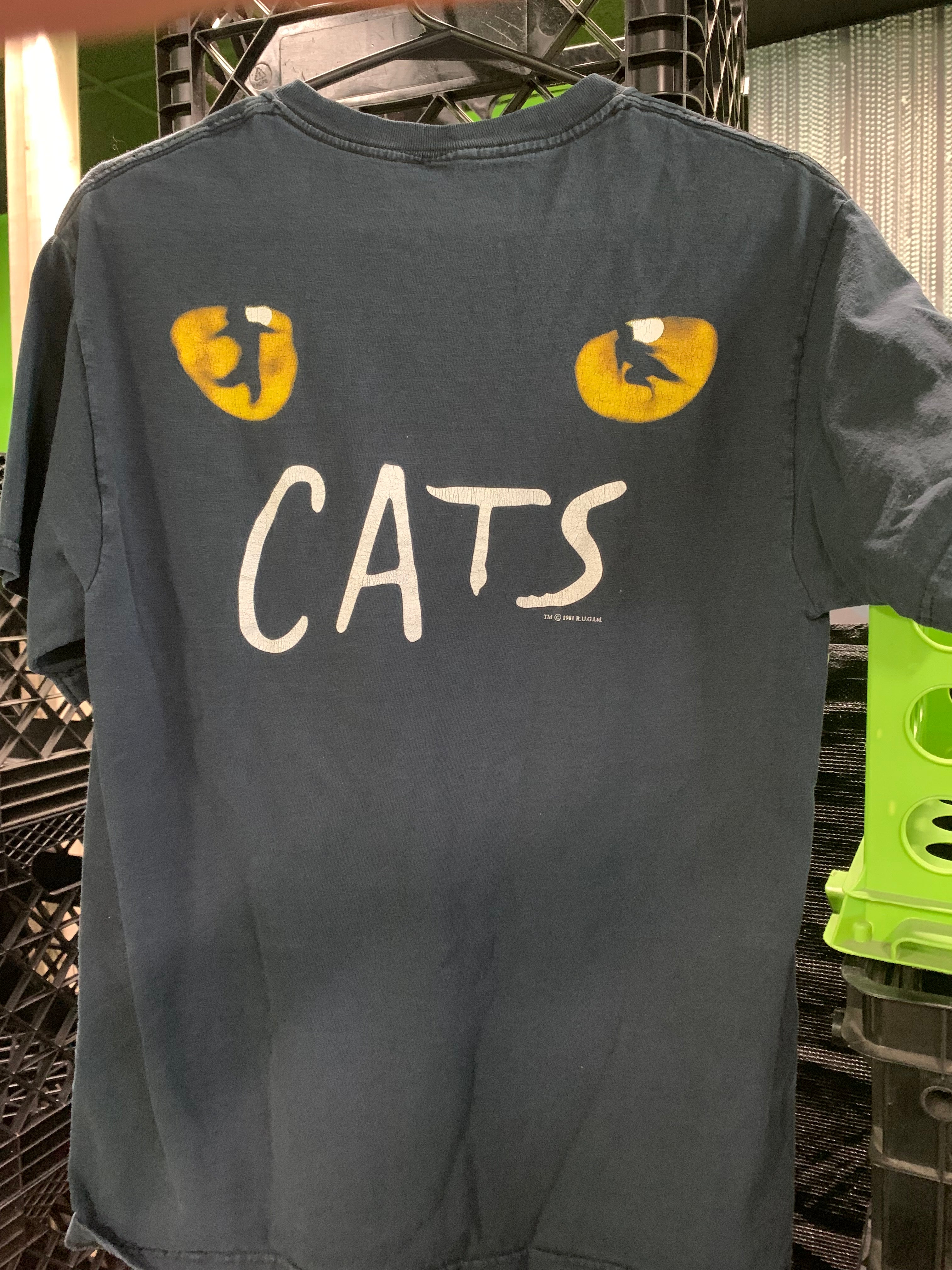 Cats The Musical 1981 T-Shirt, Gray, M