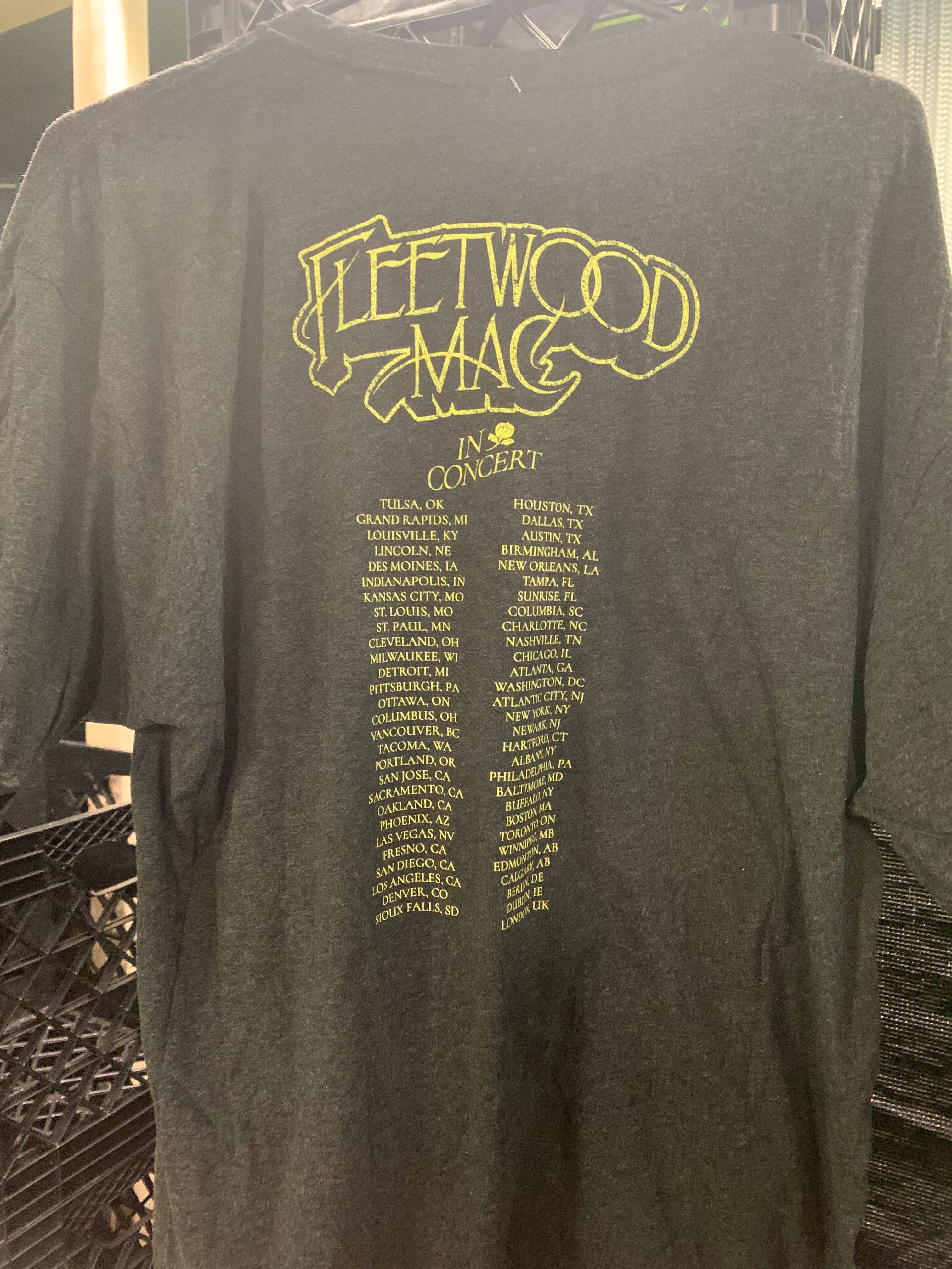 Fleetwood Mac In Concert T-Shirt, Dark Grey, XL