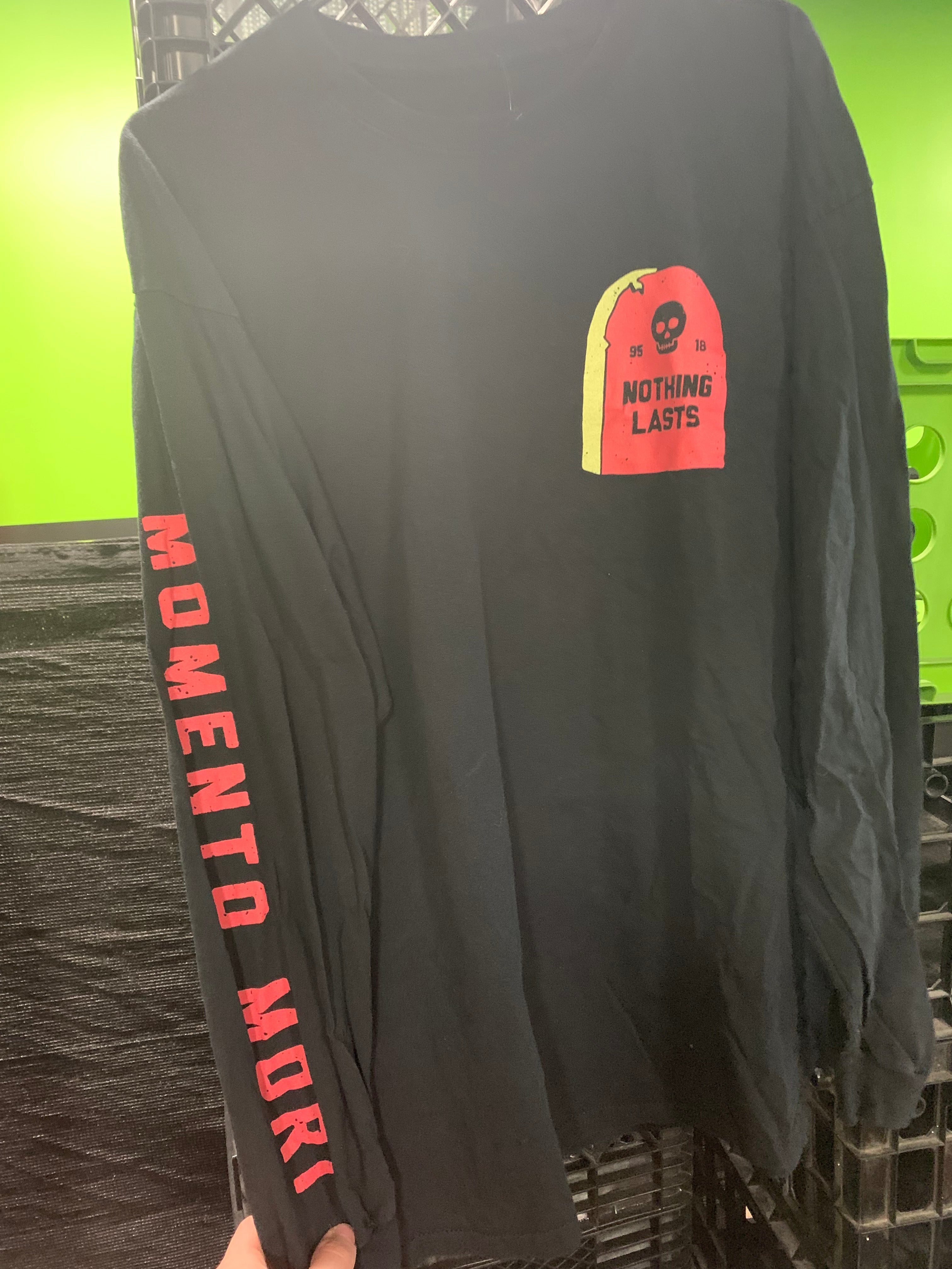 2018 Death Of Warped Tour Longsleeve Shirt, Black, XL