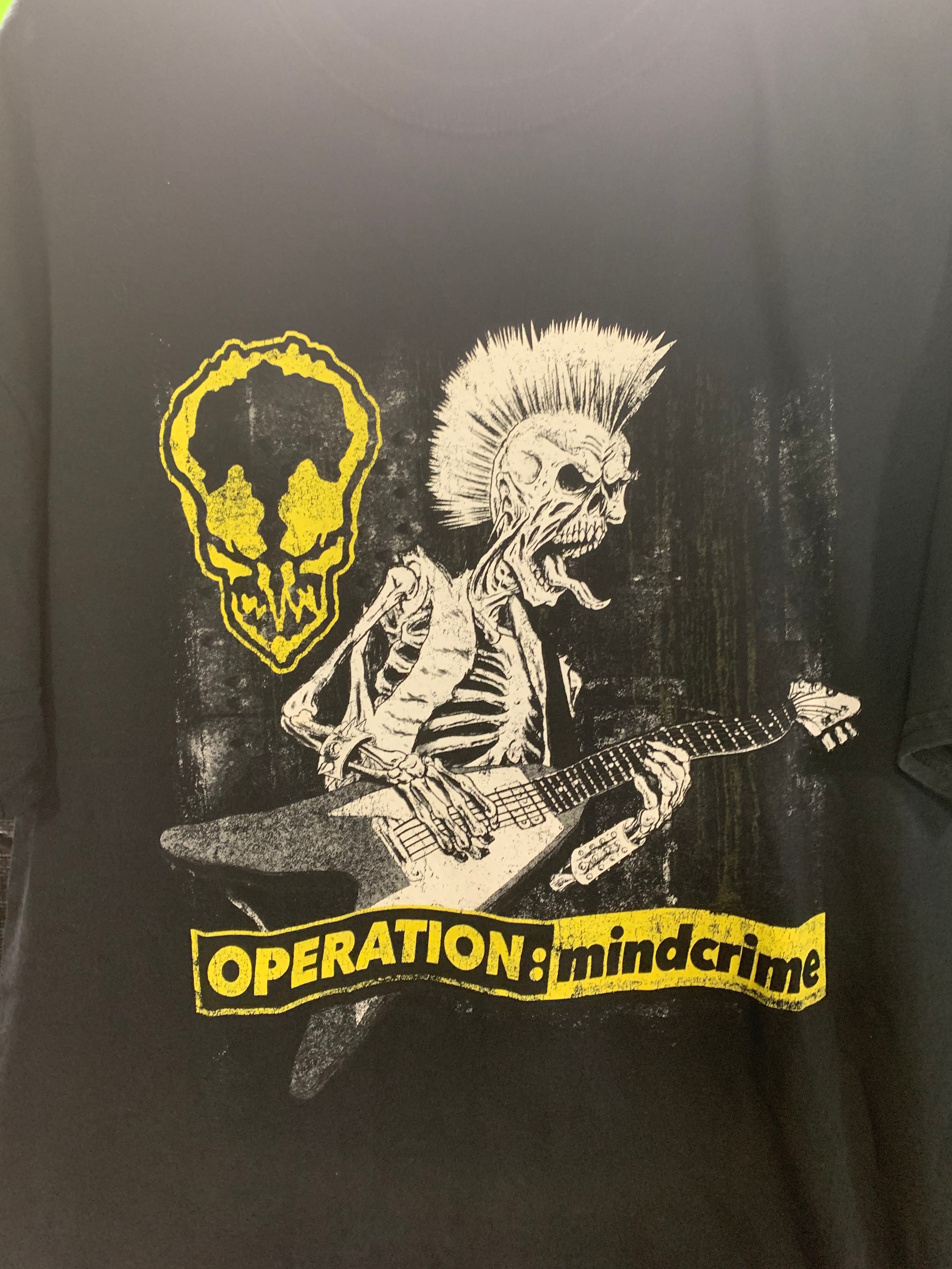 Queensryche Operation: Mindcrime 30th Anniversary Tour T-Shirt, Black, XL