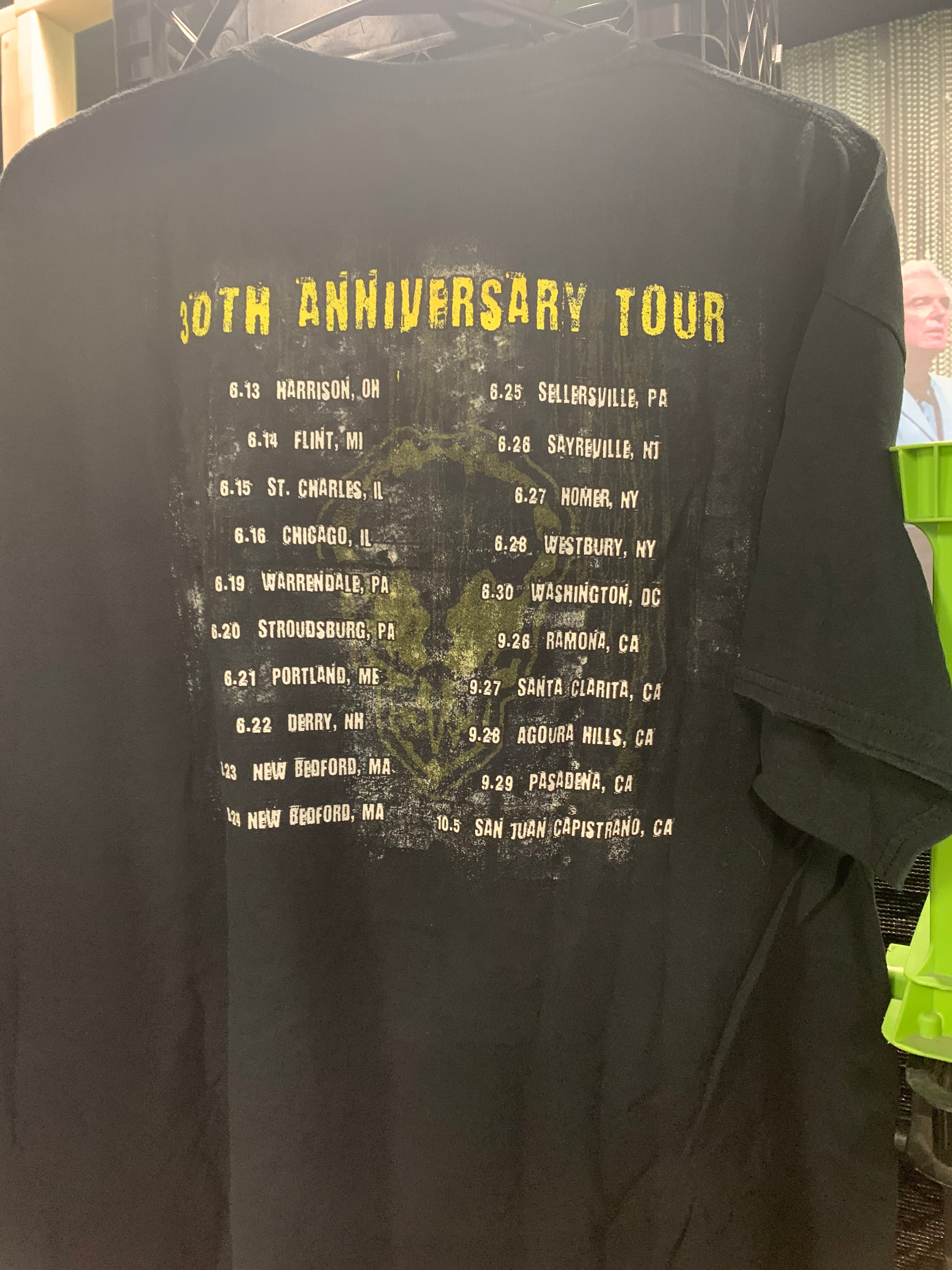Queensryche Operation: Mindcrime 30th Anniversary Tour T-Shirt, Black, XL