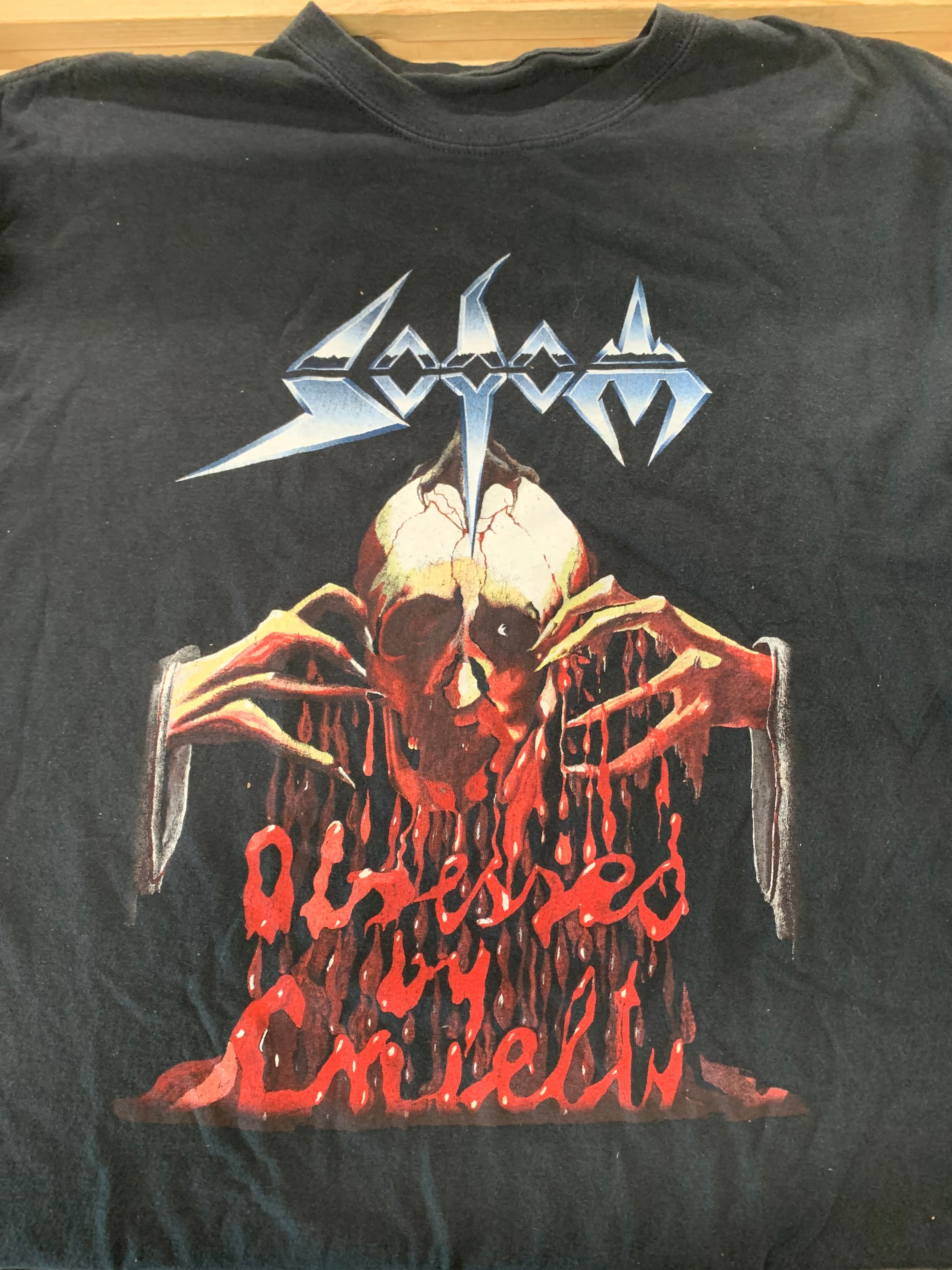 Sodom Obsessed By Cruelty T-Shirt, Black, XL