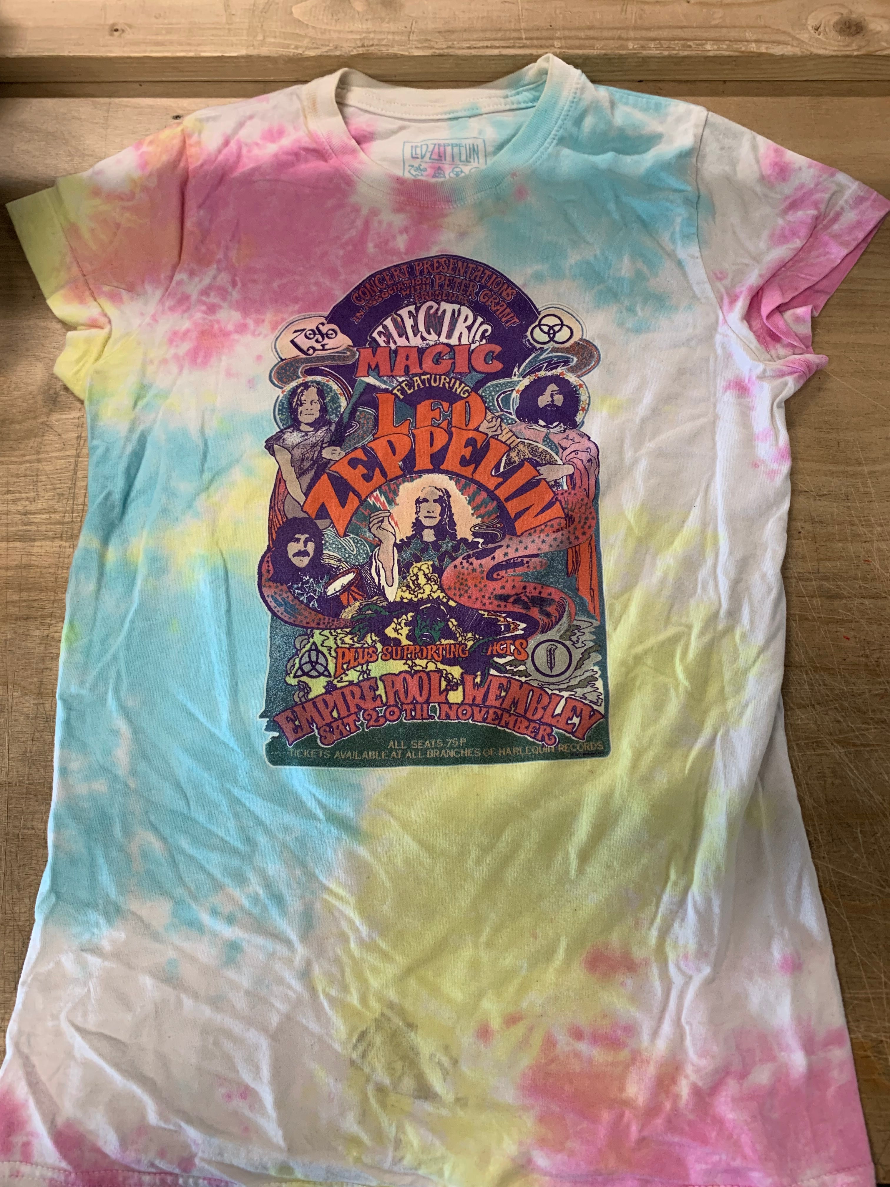 Electric Magic Feat. Led Zeppelin At Wembley T-Shirt, Rainbow Tie Dye, WES