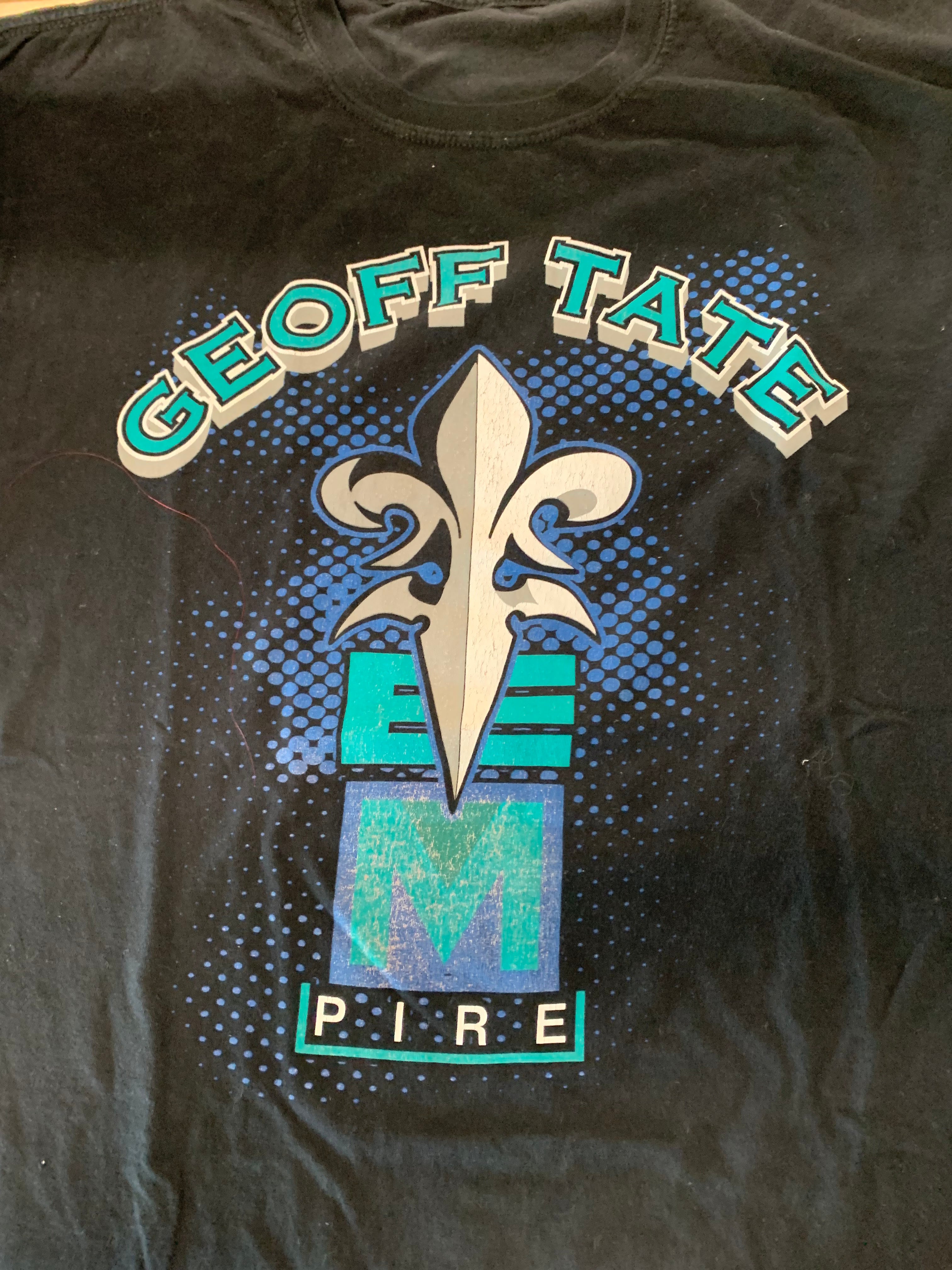 Geoff Tate Empire 30th Anniversary Tour T-Shirt, Black, L