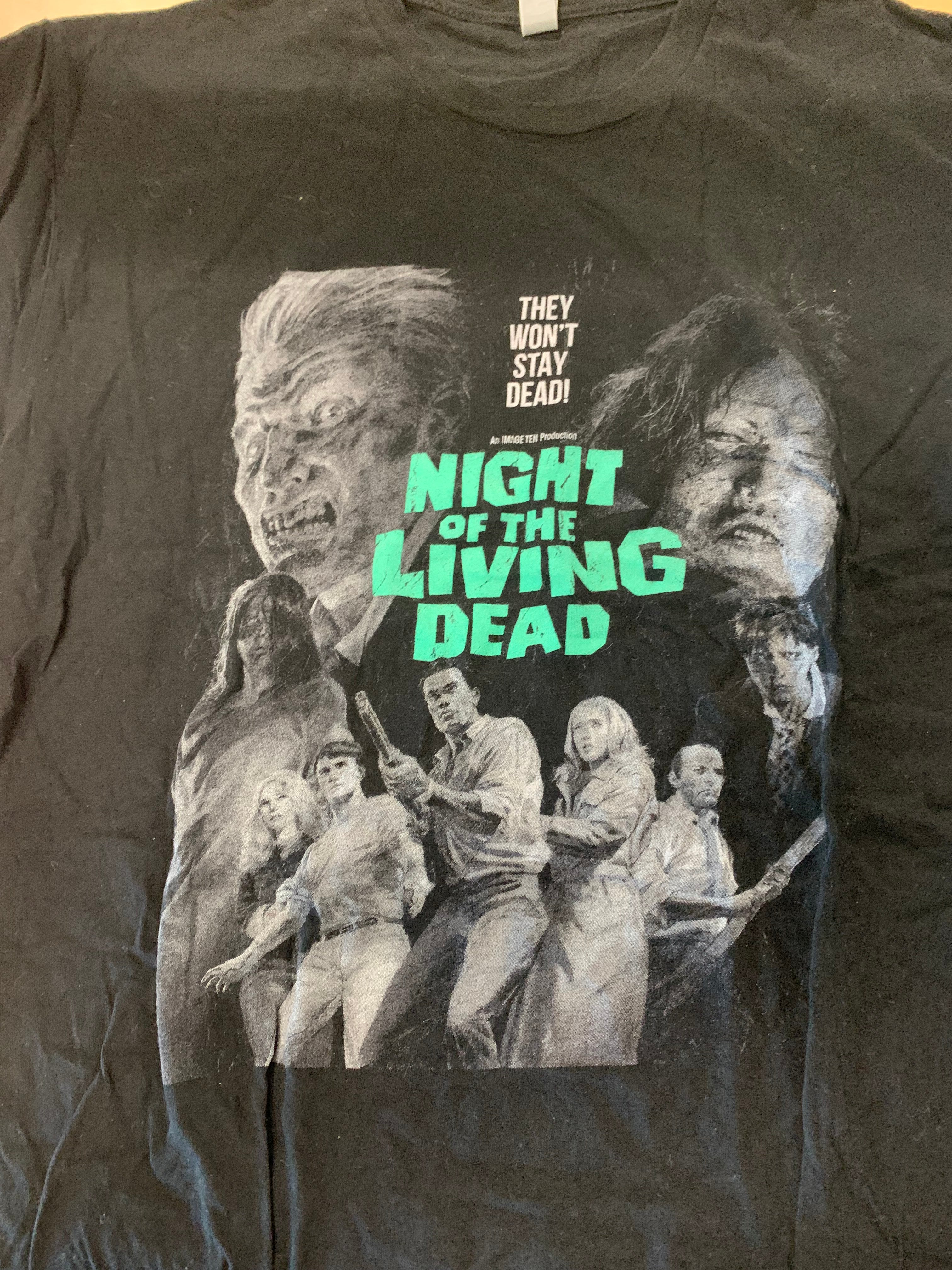 Night Of The Living Dead T-Shirt, Black, M
