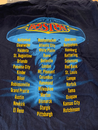 Boston 2012 tour T-Shirt, Navy, XL