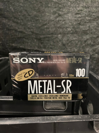 Sony Metal-SR 100 Type IV Blank Cassette: 100 Minutes