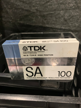 TDK High Position Type II Blank Cassette: 100 Minutes