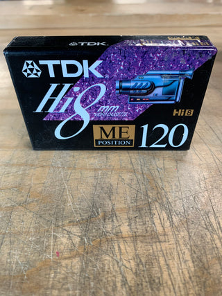 TDK Hi8mm ME Position Blank Videocassette: 120 Minutes