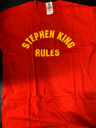 Stephen King Rules T-Shirt, Red, M
