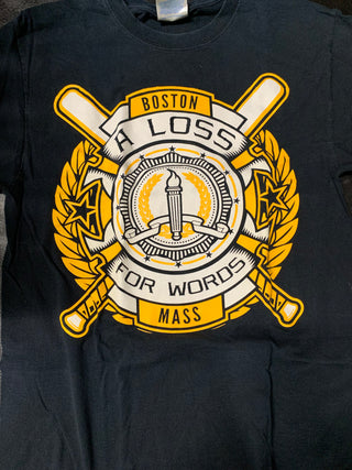 A Loss For Words Boston T-Shirt, Black, M