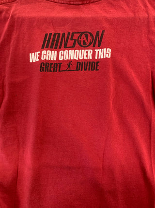 Hanson 2007 Great Divide The Walk T-Shirt, Red, WS