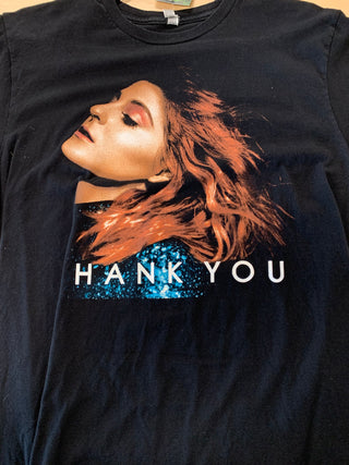 Meghan Trainor Thank You T-Shirt, Black, M