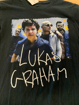 Lukas Graham 2017 Bootleg Tour T-Shirt, Black, M