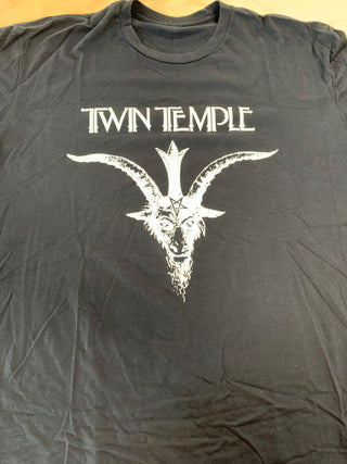 Twin Temple Goat Head T-Shirt, Black, L