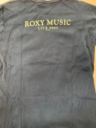 Roxy Music 2003 Live T-Shirt, Black, S