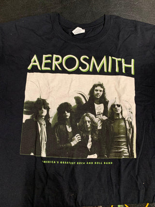 Aerosmith Greatest Rock Band T-Shirt, Black, XL