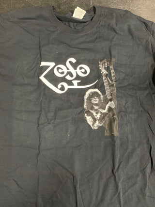 Led Zeppelin ZOSO Jimmy Page T-Shirt, Black, XL