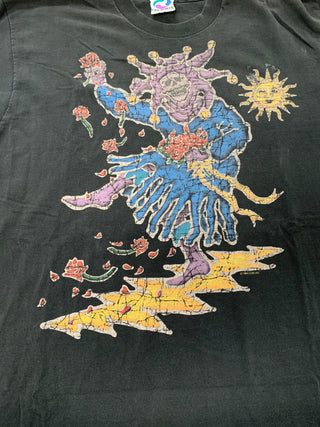 1994 Grateful Dead Jester Liquid Blue T-Shirt, Black, XL