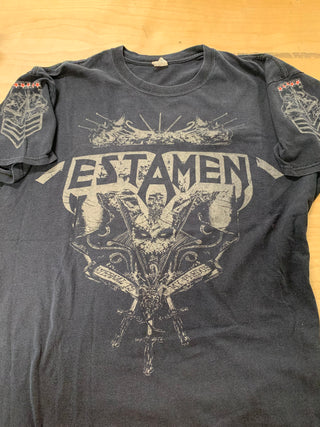 Testament 2009 North American Tour T-Shirt, Black, XL