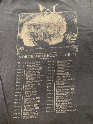 Testament 2009 North American Tour T-Shirt, Black, XL