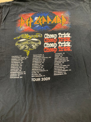 Def Leppard / Poison / Cheap Trick Summer Tour 2009, Black, L