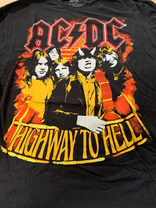 AC/DC Highway To Hell T-Shirt, Black, L