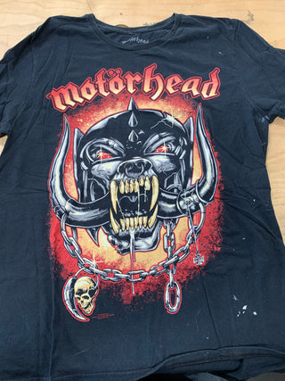 Motorthead Warpig T-Shirt, Black, L (Staining, SEE DESCRIPTION)