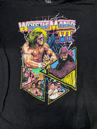 Wrestlemania VI T-Shirt (Reprint), Black, XL