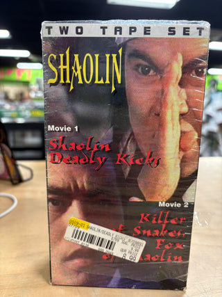 Shaolin Two Tape Set (Shaolin Deadly Kicks / Killer Of Snakes, Fox Of Shaolin)