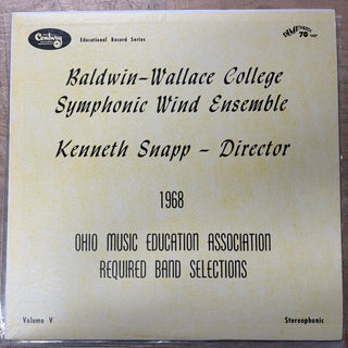 Various- Baldwin- Wallace College Symphonic Wind Ensemble