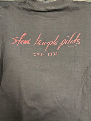 1994 Stone Temple Pilots Purple Tour T-Shirt, Black, XL