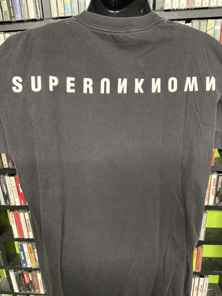 1994 Soundgarden Superunknown Album Cover T-Shirt, Black, XL (LIGHT STAINING, PRICED ACCORDINGLY)