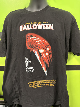 John Carpenter's Halloween Poster T-Shirt, Black, 2X