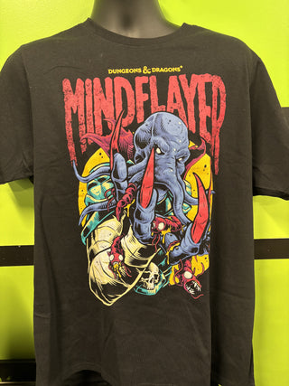 Dungeons & Dragons Mindflayer T-Shirt, Black, XL