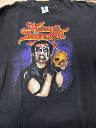 Late 80s / Early 90s King Diamond Conspiracy T-Shirt, Black, XL